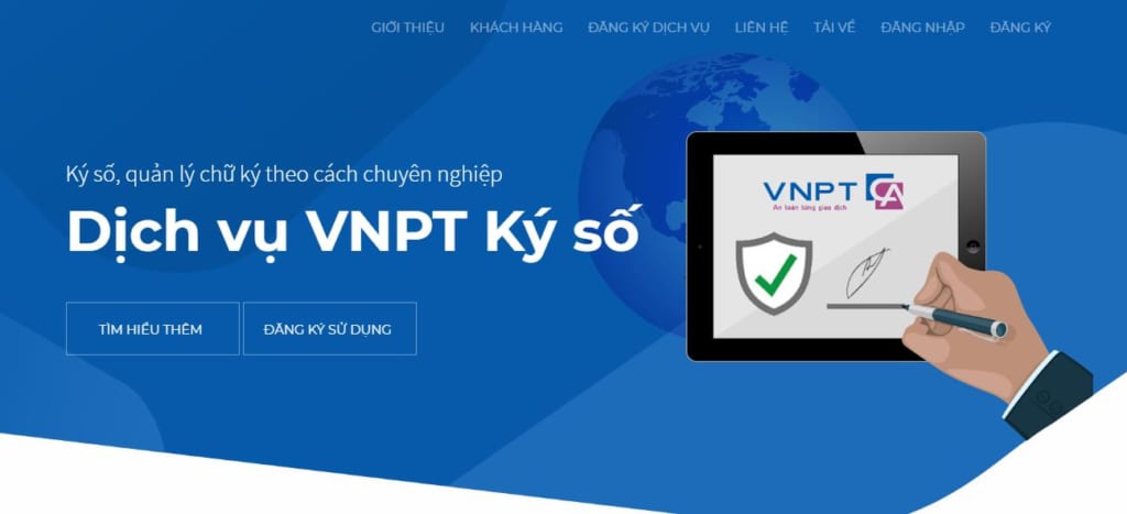 Bảng giá chữ ký số VNPT Bình Định
